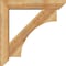 Ekena Millwork Westlake Slat Rough Sawn Bracket w/ Offset Brace, Western Red Cedar, 6"W x 30"D x 30"H BKT0604X30X30WTL06RWR - alternate 2